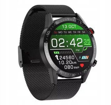 Smartwatch z EKG monitor zdrowia Bluetooth powiadomienia sportowy