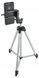 Izoxis Statyw do telefonu + kamera 1/4" + pilot 133 cm!, srebrny