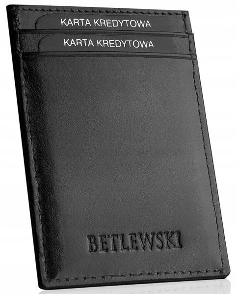 Praktyczny Zestaw: Etui Sk&oacute;rzane Czarne + Brelok Multifunkcyjny, Czarny