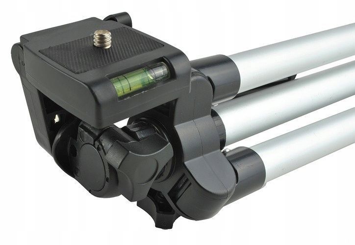 Izoxis Statyw do telefonu + kamera 1/4" + pilot 133 cm!, srebrny