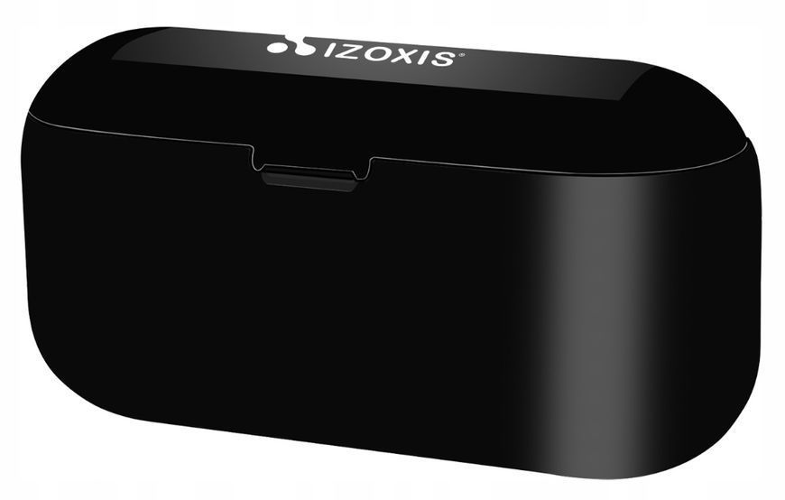 Słuchawki Bezprzewodowe Sportowe Bluetooth Dokanałowe z Etui Ładującym, Czarny