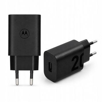 Oryginalna ładowarka Motorola 20W USB-C szybkie ładowanie MC202L czarna