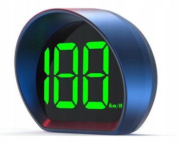 Speedometr Cyfrowy GPS HUD X3 z wyświetlaczem LED funkcją alarmu prędkości