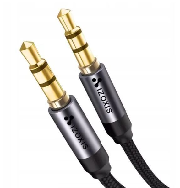 Kabel Jack 3,5 mm Mini AUX Stereo 1,75 m Oplot Gold Wzmocniony, Nieplączący