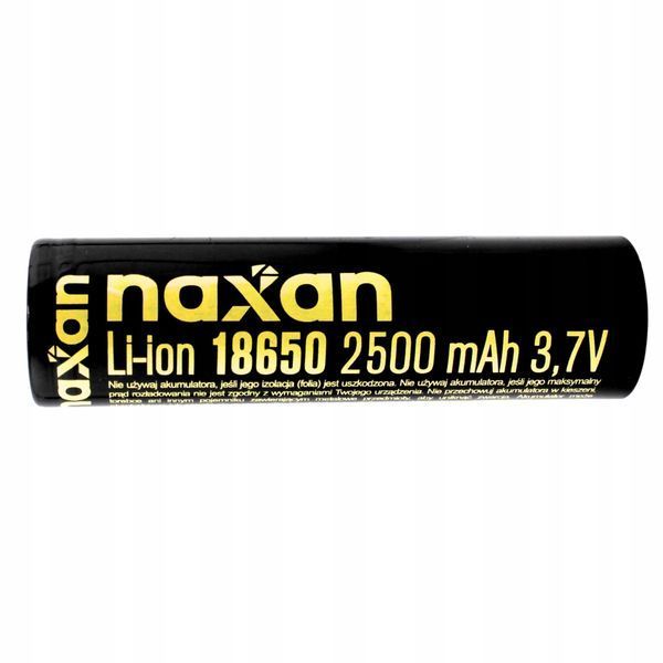 Akumulator 18650 Li-ion 2500mAh 3.7V 20A wysokoprądowy 1 szt