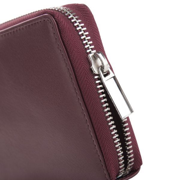 Portfel damski sk&oacute;rzany r&oacute;żowy RFID na zamek pojemny organizer, R&oacute;żowy