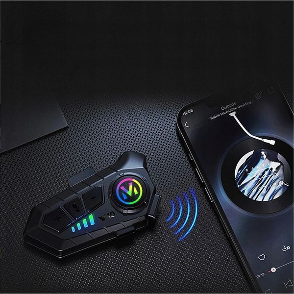 Zestaw Słuchawkowy Słuchawki do Kasku Motocyklowego Bluetooth 5.3 na Kask