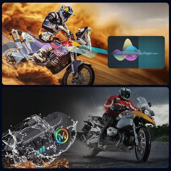 Zestaw Słuchawkowy Słuchawki do Kasku Motocyklowego Bluetooth 5.3 na Kask