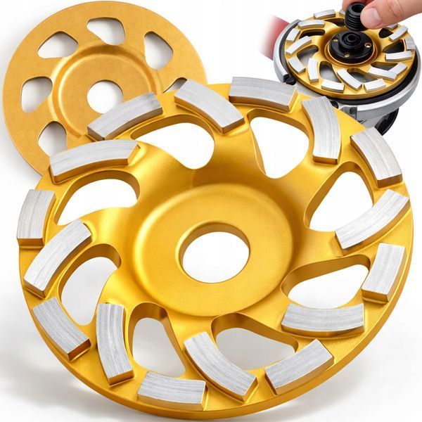 Tarcza diamentowa garnkowa 125 mm do szlifowania betonu i kamienia 5 mm