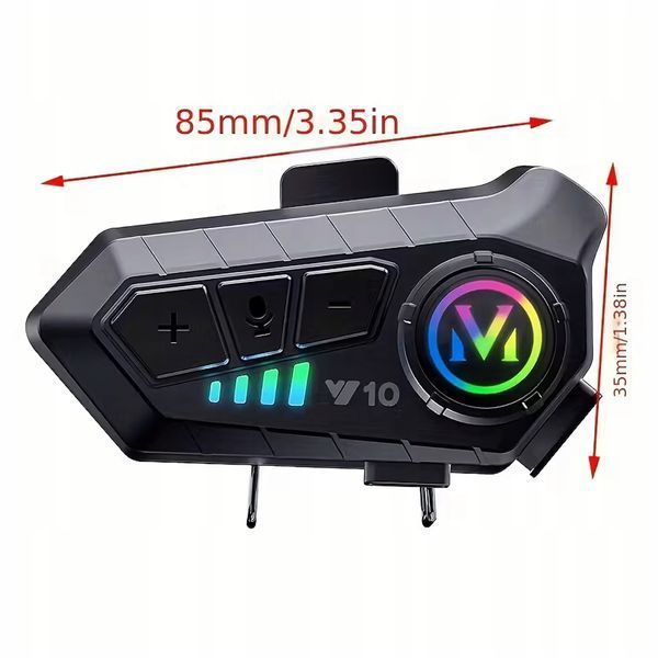 Zestaw Słuchawkowy Słuchawki do Kasku Motocyklowego Bluetooth 5.3 na Kask