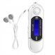 Przenośny Odtwarzacz MP3 z Radiem FM Ekran LCD USB MicroSD Srebrny, srebrny