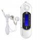 Przenośny Odtwarzacz MP3 z Radiem FM Ekran LCD USB MicroSD Srebrny, srebrny