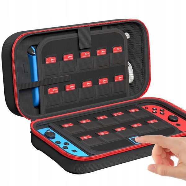 NINTENDO SWITCH OLED V1 V2 ETUI POKROWIEC WALIZKA TORBA SZTYWNY WZMOCNIONY