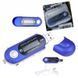 Odtwarzacz MP3 mini USB radio FM karta TF sportowy niebieski, Niebieski
