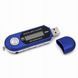 Odtwarzacz MP3 mini USB radio FM karta TF sportowy niebieski, Niebieski
