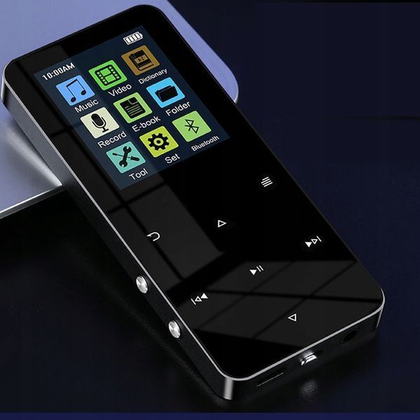 Odtwarzacz MP4 MP3 &ndash; Bluetooth, HiFi, radio kolorowy ekran 1.77&rdquo; czarny 8GB, Czarny