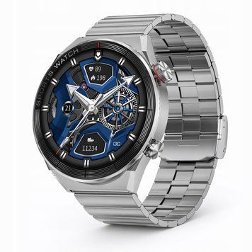 Smartwatch męski Bluetooth EKG rozmowy sport dotykowy SMS