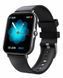 Smartwatch 1.69" Bluetooth 5.1 Temperatura Puls SpO2 IPS Czarny, Czarny