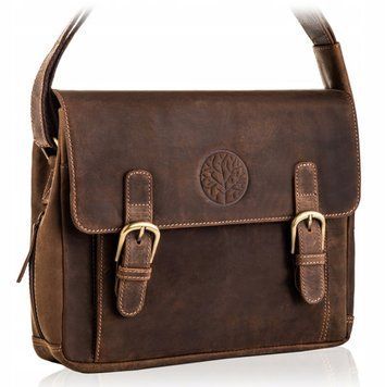 Torba sportowa sk&oacute;ra naturalna brązowa unisex na siłownię, Brązowy