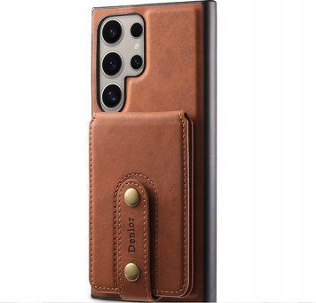 Etui MagSafe dla Samsung Galaxy S23 Ultra 5G Denior D14 NK, Brązowy