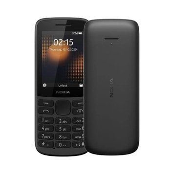 Telefon kom&oacute;rkowy Nokia 215 64 MB / 128 MB 4G (LTE) czarny, Czarny