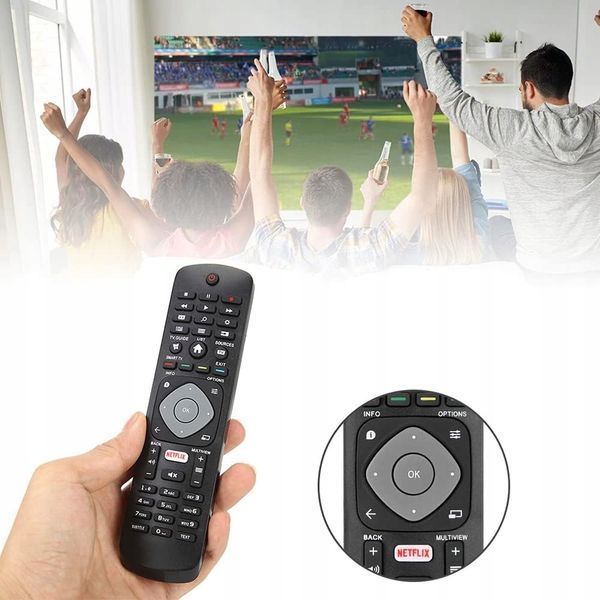 Pilot PHILIPS zamiennik do telewizora TV Smart Full 4K 3 D HD UHD MAT-T-107