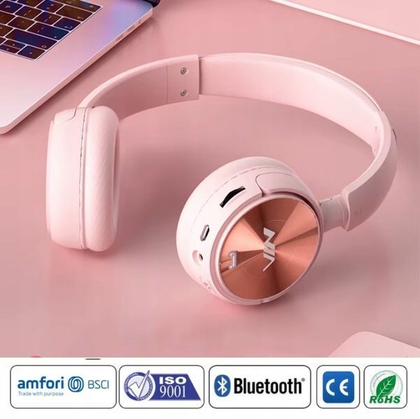 NIA Q2: Słuchawki Bluetooth 4.2 z aplikacją, AUX i DSP, mikrofon, radio