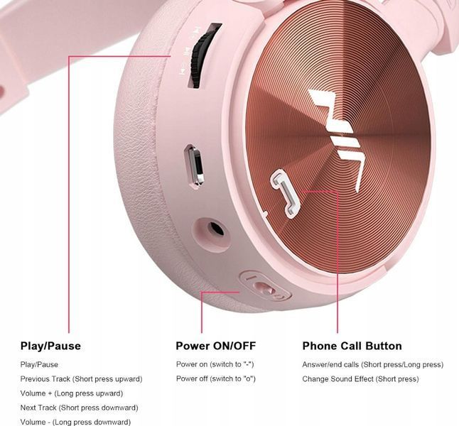 NIA Q2: Słuchawki Bluetooth 4.2 z aplikacją, AUX i DSP, mikrofon, radio