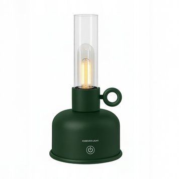 LAMPA NAFTOWA LED FOREVER LIGHT NASTROJOWA STOJĄCA AKUMULATOROWA, Zielony