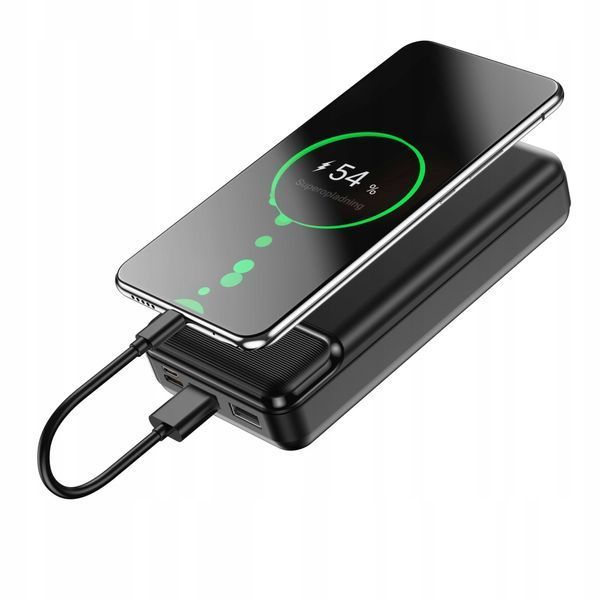 Power bank Maxlife MXPB-01 20000 mAh black, Czarny