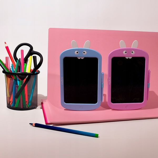 Tablet graficzny MAX LIFE tablica do pisania dziecięca r&oacute;żowy, R&oacute;żowy
