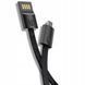 Kabel Ładowarka Brelok Smycz do Danych USB-C - USB-A Szybkie Ładowanie, Czarny