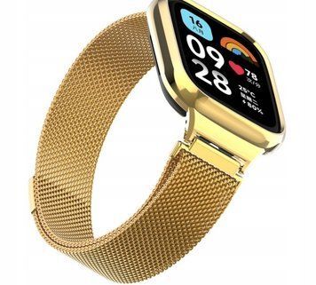Pasek Bransoleta Do Redmi Watch 3 Active/ Watch 3 Lite Gold, złoty