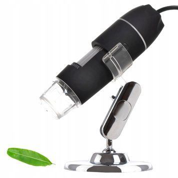 Mikroskop Cyfrowy na USB z Przybliżeniem x1600 2Mpx 8 LED