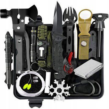 Zestaw Survivalowy SRV-62 &ndash; Wielofunkcyjny Taktyczny Niezbędnik w Etui