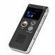 Dyktafon cyfrowy SK-012 16GB z długim nagrywaniem i odtwarzaczem MP3, Czarny