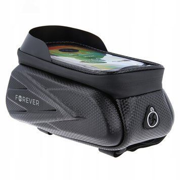 Wodoodporna torba rowerowa Forever Outdoor czarny, Czarny