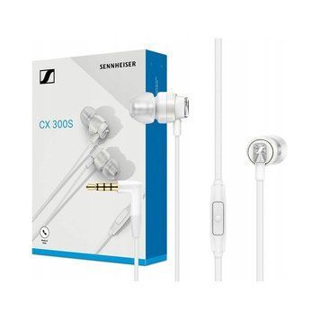 Sennheiser CX 300S White Słuchawki Dokanałowe Białe Z Pilotem Mikrofon Etui