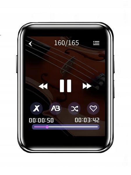 Odtwarzacz MP4 Benjie X1 | Bluetooth | 64GB | Ekran Dotykowy | HiFi, Czarny