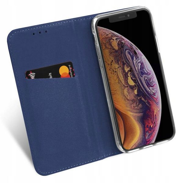 Etui z klapką TelForceOne do Samsung Galaxy A12 niebieski, Niebieski