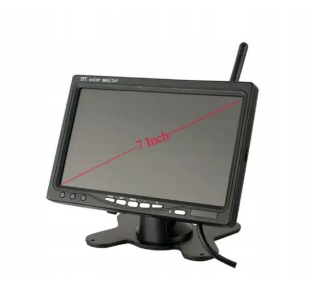 Kamera cofania bezprzewodowa 7" monitor zestaw do ciężar&oacute;wek