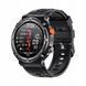 Smartwatch męski CP21 z rozmowami Bluetooth, pulsometrem i ciśnieniomierzem, Czarny