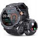 Smartwatch męski CP21 z rozmowami Bluetooth, pulsometrem i ciśnieniomierzem, Czarny