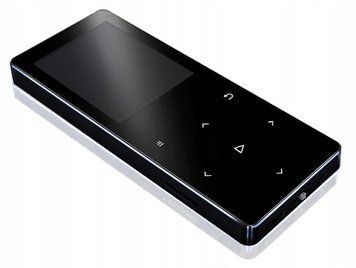 MP4 Player Bluetooth &ndash; kolorowy ekran 1.8&rdquo;, wbudowany głośnik, czarny, 8GB, Czarny