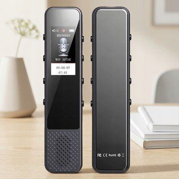 Cyfrowy bluetooth mini dyktafon Benjie G1 MP3 Odtwarzacz 64gb, Czarny