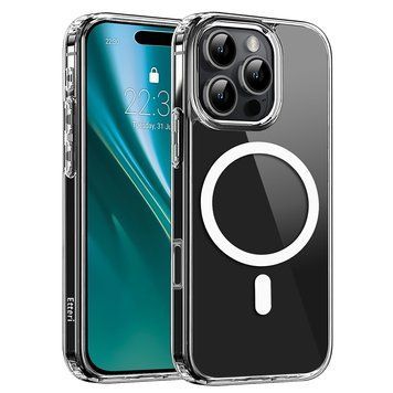 Etteri Etui do iPhone 16 Pro wzmacniane przezroczyste plecki case cover, bezbarwny