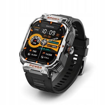 Smartwatch GT55 2 w 1 z wbudowanymi słuchawkami, ekranem 2,01" i NFC