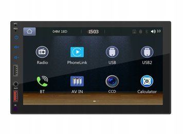 Radio samochodowe X2S 7" 2 DIN Android Carplay Bluetooth 5.1, Radio FM