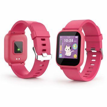 Smartwatch dziecięcy GPS 4G rozmowy SOS lokalizacja r&oacute;żowy, R&oacute;żowy
