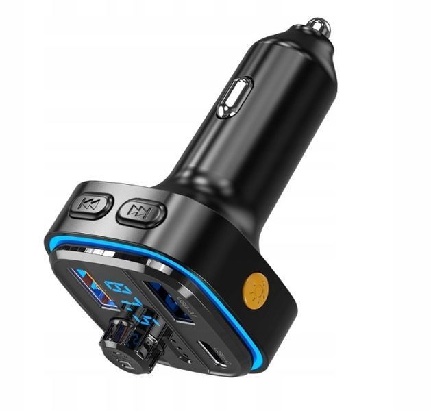 XO Transmiter FM BCC01 Bluetooth MP3 ładowarka samochodowa 15W czarna